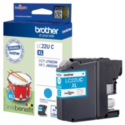 brother Tintenpatrone cyan LC-22UC