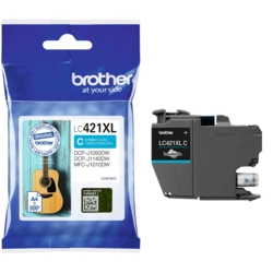brother Tintenpatrone cyan LC-421XLC