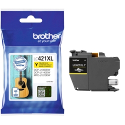 brother Tintenpatrone gelb LC-421XLY