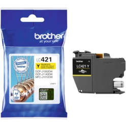 brother Tintenpatrone gelb LC-421Y