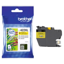 brother Tintenpatrone gelb LC-422XLY