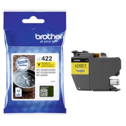 brother Tintenpatrone gelb LC-422Y