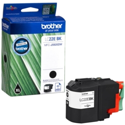 brother Tintenpatrone schwarz LC-22EBK