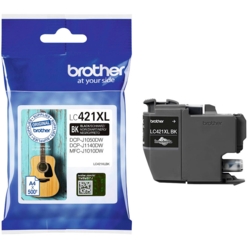 brother Tintenpatrone schwarz LC-421XLBK