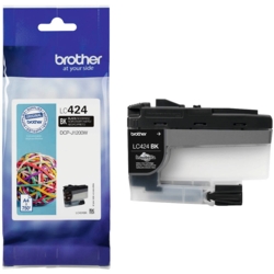 brother Tintenpatrone schwarz LC-424BK