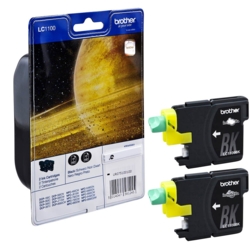 brother Tintenpatronen 2x schwarz LC-1100BK