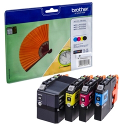 brother Tintenpatronen schwarz, cyan, gelb, magenta LC-129XL BK/C/Y/M