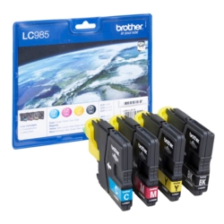 brother Tintenpatronen schwarz, cyan, gelb, magenta LC-985 BK/C/Y/M
