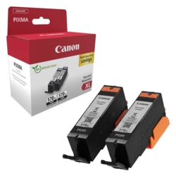 Canon Tintenpatronen schwarz PGI-570 XL PGBK Twin-Pack, 2er-Set
