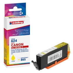 edding Tintenpatrone gelb EDD-624 kompatibel zu Canon CLI-581XXL Y