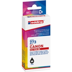 edding Tintenpatrone schwarz EDD-273 kompatibel zu Canon CLI-526 BK