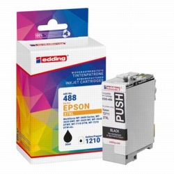 edding Tintenpatrone schwarz EDD-488 kompatibel zu EPSON 27XL / T2711XL