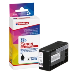 edding Tintenpatrone schwarz EDD-526 kompatibel zu Canon PGI-1500 XL BK