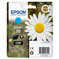 EPSON Tintenpatrone cyan 18 / T1802