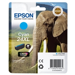EPSON Tintenpatrone cyan 24XL / T2432XL