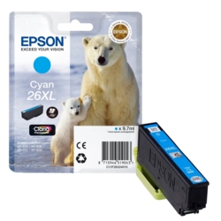 EPSON Tintenpatrone cyan 26XL / T2632XL