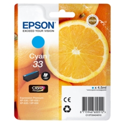 EPSON Tintenpatrone cyan 33 / T3342
