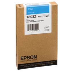 EPSON Tintenpatrone cyan T6032