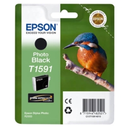 EPSON Tintenpatrone Foto schwarz T1591