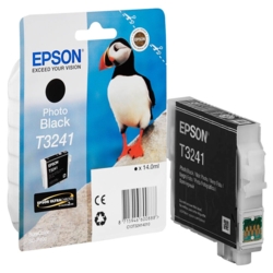 EPSON Tintenpatrone Foto schwarz T3241