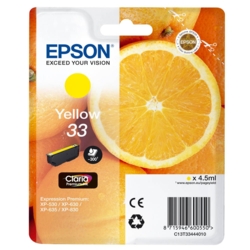 EPSON Tintenpatrone gelb 33 / T3344