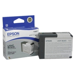 EPSON Tintenpatrone grau T5807