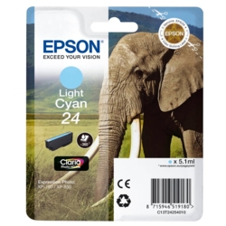 EPSON Tintenpatrone helles cyan 24 / T2425