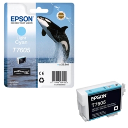 EPSON Tintenpatrone helles cyan T7605