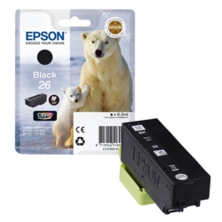 EPSON Tintenpatrone schwarz 26 / T2601
