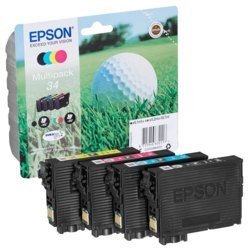 EPSON Tintenpatronen schwarz, cyan, magenta, gelb 34 / T3466