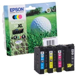 EPSON Tintenpatronen schwarz, cyan, magenta, gelb 34XL / T3476XL
