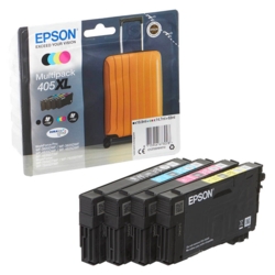 EPSON Tintenpatronen schwarz, cyan, magenta, gelb 405XL / T05H6
