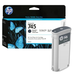HP Tintenpatrone mattschwarz 745 F9J99A