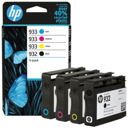 HP Tintenpatronen cyan, gelb, magenta, schwarz 932 + 933 6ZC71AE im Set
