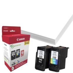 Canon Druckkpfe color, schwarz  CL-541, PG-540 + Fotopapier, 2er-Set