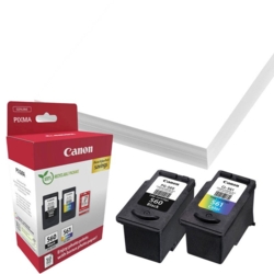 Canon Druckkpfe color, schwarz  CL-561, PG-560 + Fotopapier, 2er-Set