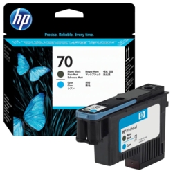 HP Druckkopf cyan, mattschwarz 70 C9404A