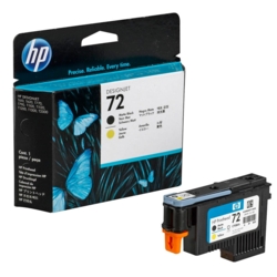 HP Druckkopf gelb, mattschwarz 72 C9384A