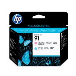 HP Druckkopf hell cyan, hell magenta 91 C9462A