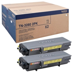 brother Toner schwarz TN-3280 im Doppelpack