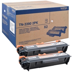brother Toner schwarz TN-3390 im Doppelpack