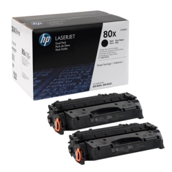 HP Toner schwarz 80X CF280XD im Doppelpack