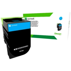 LEXMARK Toner cyan 70C2XCE