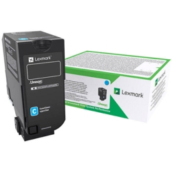 LEXMARK Toner cyan 74C2HCE