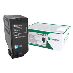 LEXMARK Toner cyan 75B20C0