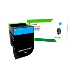 LEXMARK Toner cyan 80C2XCE