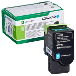 LEXMARK Toner cyan C242XC0