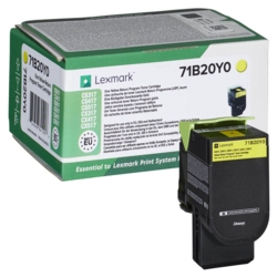 LEXMARK Toner gelb 71B20Y0
