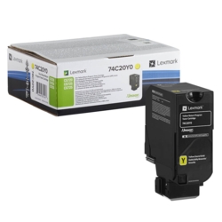 LEXMARK Toner gelb 74C20Y0