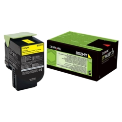 LEXMARK Toner gelb 80C2HY0